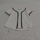 Kids Baseball Jersey Button Down Hip Hop T Shirts Personalized Softball Jersey for Boys Girls (6 Years)