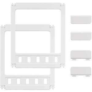 Clear-air Dog Playpen Indoor, G Series, 24" H, White, 2 Panels