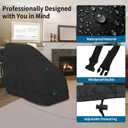 Roasivi Massage Chair Cover Waterproof Massage Chair Full Body Protector Zero Gravity Armchair Cover 420D Oxford Fabric with Drawstring and Buckle 59 "L x 36"W x 47.5"H Black