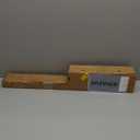 Ivilon Drapery Treatment Window Curtain Rod - Square Design 1 1/8 Rod. 28 to 48 Inch. Black