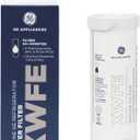 GE XWFE Refrigerator Water Filter, Genuine Replacement Filter, Certified to Reduce Lead, Sulfur, and 50+ Other Impurities, Replace Every 6 Months for Best Results