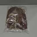 karlery Women 70s Feathered Wig Long Brown Wave Disco Wig Singer Highlight Dyed Vintage Costume for Party Fashion Accessory