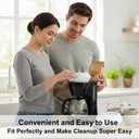 200 Count Coffee Filters 8-12 Cup, 7.92 Inch x 3.2 Inch, Percolator Basket Coffee Filters, White Disposable 8 to 12 Cup Commercial Basket Filter Paper