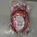 5 x Pink Heart Shape Headband Glitter Sunglasses Sequin Earrings Valentines Day Halloween Cosplay Costume Accessories Set