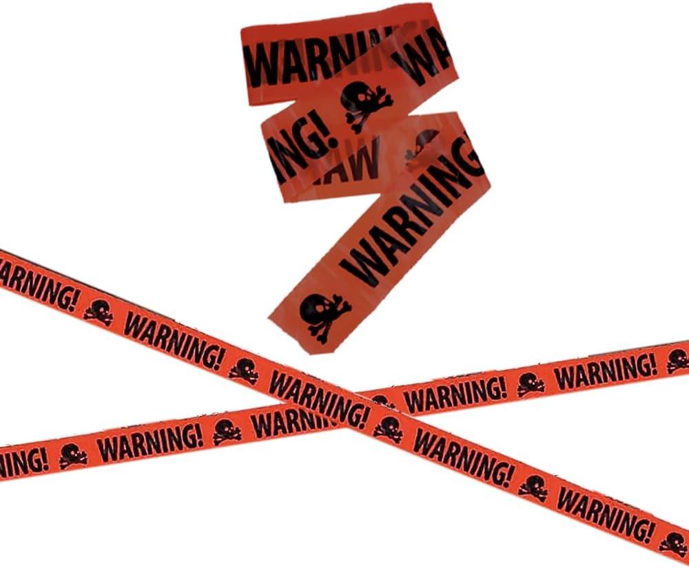 Caution Warning Tape Halloween Party Favor Supply Decoration