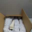 4ft Lighted Artificial White Christmas Tree | Leeheeyee Small Christmas Tree, Not Pre-lit White Tinsel Pine Trees with Lights, Ideal for Home, Office, and Xmas Tree Party Dcor