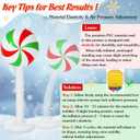 4 Pcs Christmas Inflatables Candy Outdoor Decorations 4 FT Christmas Candy Inflatable Column Blow up Decoration for Winter Xmas Lawn Yard Garden Home Decor (Red, White, Green)