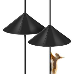 2 Pack Squirrel Baffle for Bird Feeder Pole, Outside Pole Mount Bird House Guard for Outdoor Shepherd’s Hook (19 inch) 2 Pack Squirrel Baffle for Bird Feeder Pole, Outside Pole Mount Bird House Guard for Outdoor Shepherd’s Hook (19 inch)