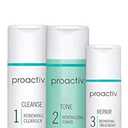 Proactiv 3 Step Acne Treatment - Benzoyl Peroxide Face Wash, Repairing Acne Spot Treatment for Face and Body, Exfoliating Toner - 30 Day Complete Acne Skin Care Kit