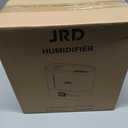 JRD Humidifiers for Bedroom, Ultrasonic Humidifier 4L for Large Room, Cool Mist Top-Fill, 40H Run, 12H Timer, 360° Nozzle, Aroma Diffuser, 7-Color Night Light for Home, Office, Baby, Pets, Plants