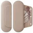 AGIKET Silicone Makeup Brush Holder Travel Cosmetic BagSoft Portable Cosmetic Face Brushes Holder with Upgrade Anti-Fall Out Magnetic Closure, Large Travel Makeup Brush Case - Walnut