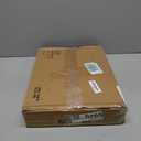 Vagusicc C Shaped End Table with Charging Station, 32" Tall Side Table for Couch and Recliner, Adjustable Height Small Couch Side Table Slide Under Sofa TV Tray Table for Living Room, Bedroom, White