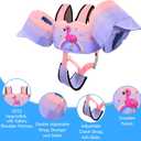 Chriffer Kids Swim Vest Life Jacket for 30-55 Pounds Boys and Girls, Toddler Floaties with Shoulder Harness Arm Wings for 2,3,4,5,6,7 Years Old Baby (Pink Purple)