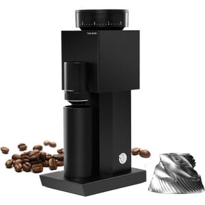 TIMEMORE Bricks 01S Electric Coffee Grinder, 150 Adjustable Settings, High-Performance Motor for Consistent Grind, Stainless Steel Easy Clean Design, Perfect for Espresso Pour-Over French Press, Black
