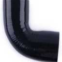 3" to 3.25" ID 90 Degree Elbow Reducer Silicone Coupler Reinforced Hose,4-Ply, Turbo/Intercooler/Intake Piping/Industrial Hydraulic (76-83mm)