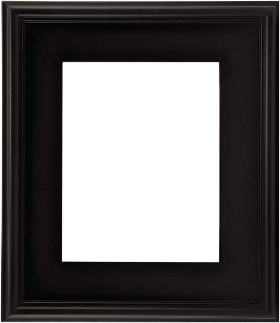Creative Mark Plein Air Style Frame, Black, 11x14-2.75" Wide Moulding with 1/2" Rabbet Depth, Open Back W/O Glazing, Museum Quality, For Art Panels, Stretched Canvas, Pictures & More