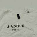 I love Paris J-Adore Paris White Graphic T-Shirt, Size L