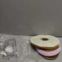 Paper Lanterns Decorative, Round Hanging Paper Lanterns Decorations for Wedding Engagement Baby Showers Birthday Party Supplies Pink/Gold/Ivory 15pc