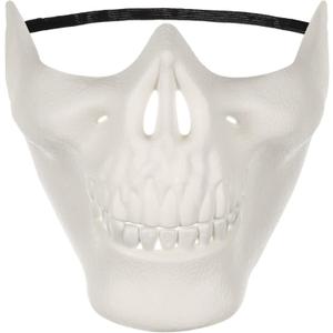 Tinksky Halloween Mask Skull Skeleton Mask Full Face Protector for Cosplay Masquerade Party (White)