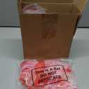 Tinlade 24 Sets Valentines Conversation Heart Gift Bag Valentine Clear Plastic Bag with Handles Candy Bows PVC Treat Goodie Transparent Bags for Galentines Day Birthday Party Supplies (Pink and Red)