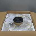 Crystal Caged Ceiling Fan with Light Flush Mount, 20inch Crystals Ceiling Fan with Light and Remote,Gold Crystal Fandelier Ceilings Fans with Lights for Bedroom,Nursery, Foyer