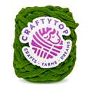 CRAFTYTOP Super Bulky Chenille Yarn #6 for Crocheting & Knitting – Soft, Chunky, Fluffy Yarn Ideal for Baby Blankets, Plush Toys, Amigurumi, DIY Crafts, Cozy Accessories (Green Serenity)
