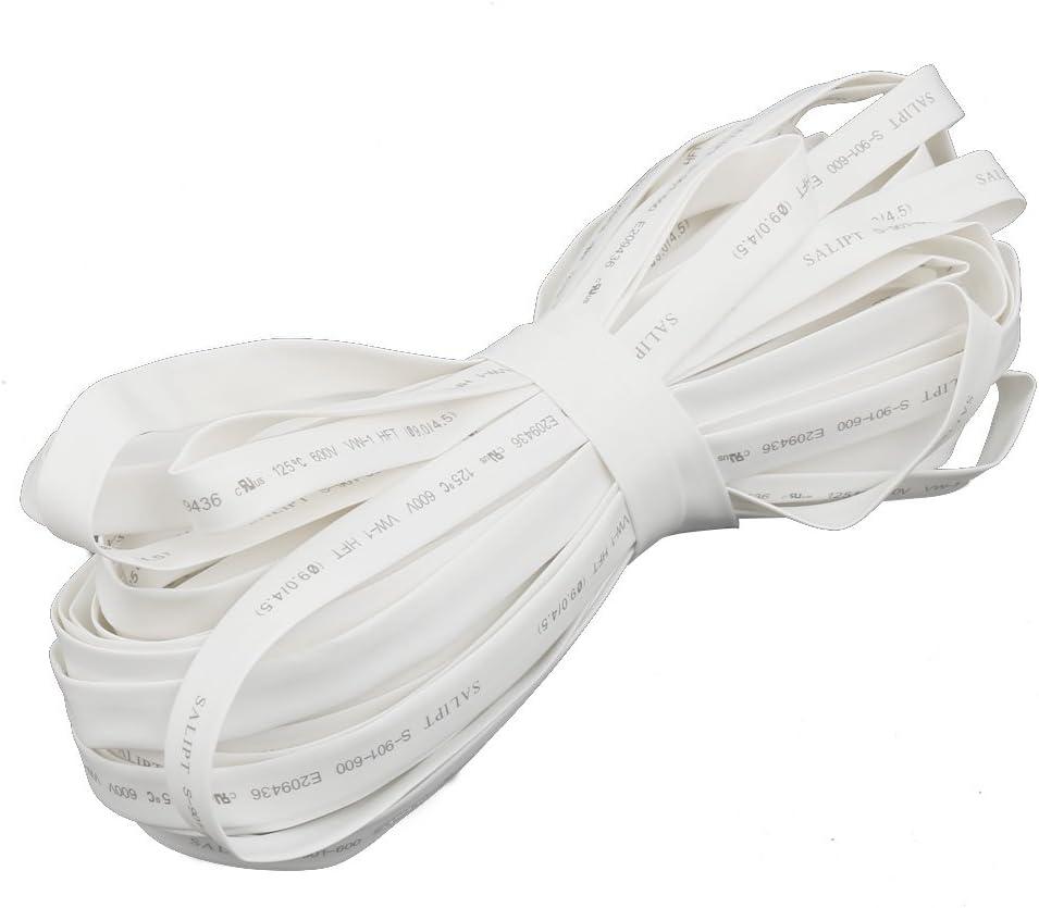 20M Length Electrical equipment 9mm Inner Dia Polyolefin Insulated Heat Shrink Tube Wire Wrap White