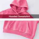 Hvididan Girls Fleece Hoodies Size 10-12 Oversized Hoodies for Teen Girls Warm Long Sleeve Toddler Sweatshirt, Pink, Size 10-12