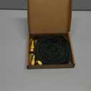 10FT Lightweight Garden Hose,Flexible Water Hose with Solid Brass Head,Kink-Free,Collapsible Hose,High Pressure Flat Water Hose for RV,Boat,Car Wash,Garden,Yard,Camper,Outdoor (Green-Black, 10 Feet)