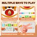 Preschool Learning Toys for Toddlers 3-5, Educational Math Counting Blocks with Fingers, Montessori STEM Sensory Board Games for Kids, for 2 3 4 Year Old Boys Girls