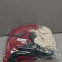 9 Pcs Christmas Stockings Classic Knitted Stockings Rustic Candy Stockings Cable Knit Stockings Xmas Tree Hanging Ornaments for Holiday Fireplace Home Decor (Green, Red, Ivory, Large/ 18 Inch)