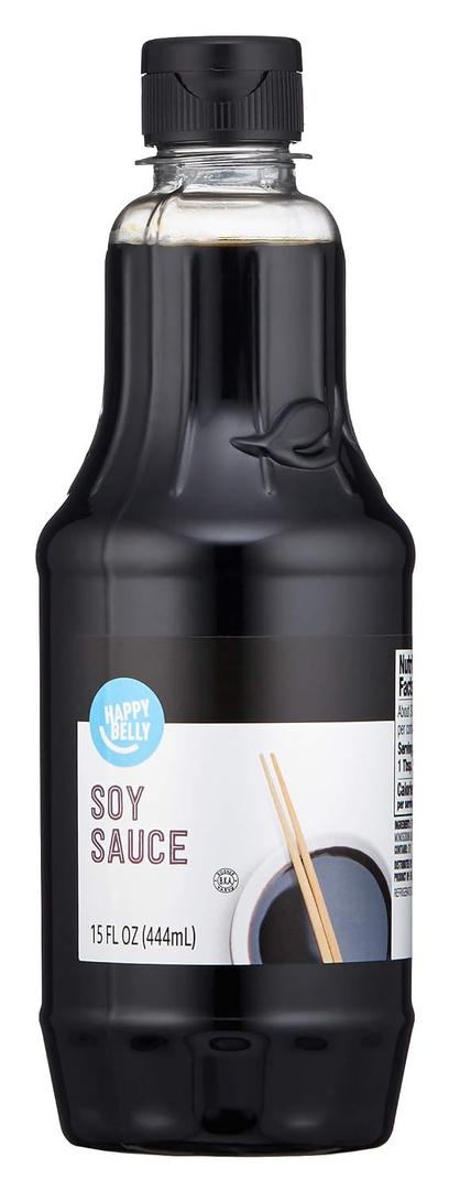 Happy Belly Soy Sauce, 15 fl oz (Pack of 1) (EXP 03/22/26)
