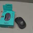 Logitech M185 Wireless Mouse, 2.4GHz with USB Mini Receiver, 12-Month Battery Life, 1000 DPI Optical Tracking, Ambidextrous PC/Mac/Laptop - Swift Grey