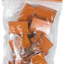 JAM PAPER Colorful Binder Clips - Large - 1 1/2 Inch (41 mm) - Orange Binderclips - 12/Pack