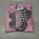 VLUV Pink Halloween Costumes Set, Women's Halloween Retro Satin Jacket Set with Scarf Headbands Glasses Accessories (Pink, XXL)