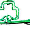 National Tree Company 20" Green Neon Style Shamrock Decoration