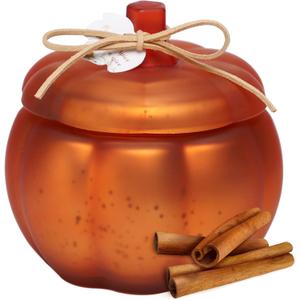 Thanksgiving Cinnamon Pumpkin Candle, Pumpkin Fall Candle, Thanksgiving Fall Table Centerpiece, Farmhouse Pumpkins Shaped Candles for Harvest Time Home Decor, 12oz