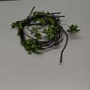 38.5 Inch 4 Pcs Artificial Branches Realistic Ficus BranchesArtificial Greenery Stems, Realistic Touch Flexible Branches, Green Fake Plant, for Home Decor Tables Vases Garden Decoration