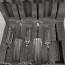 BACLIFE Crystal Champagne Flutes Set of 6 - Hand Blown Champagne Glasses With Long Stem - 6.5 oz Elegant Sparkling Wine Stemware - Unique Gift for Valentine's Day,Birthday,Wedding - Clear