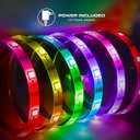 Monster Smart RGB+IC LED Strip Lights 25ft Sound Reactive Strip Lights for Bedroom, App & Voice Control, RGB Light Strip for Room, Alexa Google Home, Razer Chroma Sync - 230 RGB+IC LED Lights