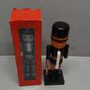 2 Pcs Easter Bunny Nutcracker 10 Inch Traditional Rabbit Wooden Nutcrackers Easter Wood Decorative Bunny Figurine Ornament for Tabletop Plaque Decor