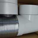STV-M Space-Saving Dryer Vent Airtight Seal, Durable Build, Complete Duct Connection Kit Designed for Tight Spaces by Ziggurat, Snap to Vent Master Kit