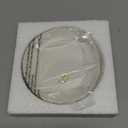 COLLECTIVE HOME - Ceramic Jewelry Tray, Decorative Trinket Dish for Rings Earrings Necklaces Bracelet Watch Keys, Birthday Mother's Day Christmas Gift for Women, 4.75", White Surface (S)