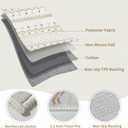 SERISSA 2x3 Rugs for Entryway, Washable Non-Slip Light Brown Small Area Rug, Soft Low-Pile Boho Geometric Indoor Entry Rug Door Mat Indoor Entrance Front Door Carpet for Bathroom Kitchen Bedroom