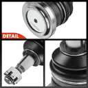 A-Premium 2 x Front Upper Ball Joint, Compatible with Chevy GMC Cadillac - 1999-2008 - Silverado 1500, Sierra 1500, Tahoe, Yukon (XL 1500), Suburban, Express, Savana, Avalanche, Escalade (ESV & EXT)
