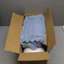 Orthopedic Dog Bed for Large Dog, Waterproof Pet Bed, Non-Slip Bottom and Egg-Crate Foam with Removable Washable Cover Crate Bed,Blue,36"x27"x3"