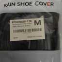 Waterproof Rain Shoe Covers for Men and Women (Medium, Blackish Green)