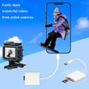 2 x USB C SD Card Reader for iPhone 17/16/15, Android, Digital Camera Adapter iPhone, Sd Card Adapter for More Type C/USB-C Devices