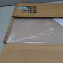 Large Clear Acrylic Dry Erase Board, 28" X 20" Golden Non-Magnetic Frameless Clear White Board for Wall, Erasable Acrylic Board for Wall, Home, Office, School, 2 Markers