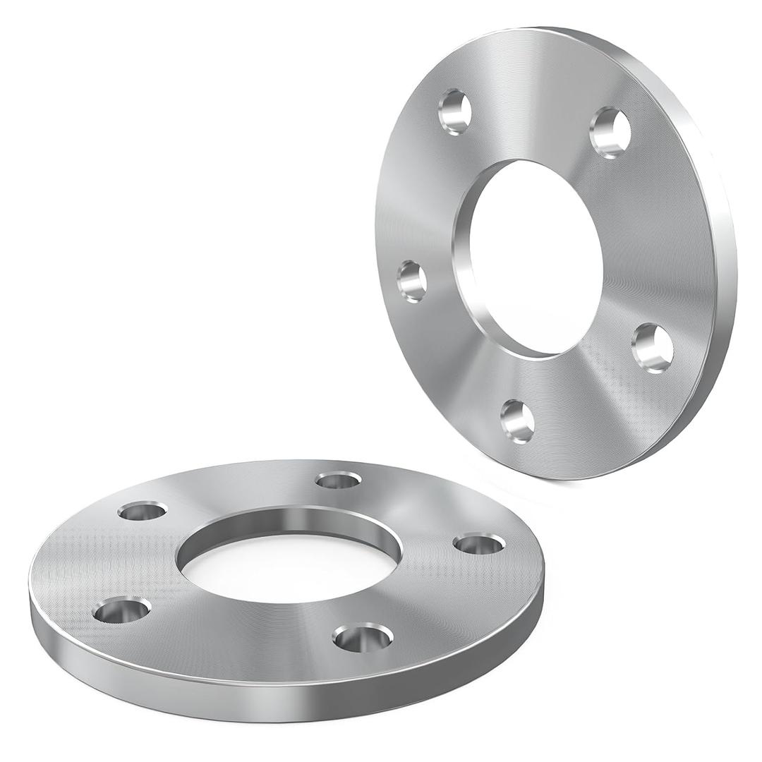 5x112 Wheel Spacers,10mm Hubcentric Forged Wheel Spacer Compatible for Mercedes A C CL CLK CLA Class, E Class, S SL Class 66.56 Center Bore M14x1.5-No Lip,Extended Lug Bolts Required 2pc (10mm, silver)
